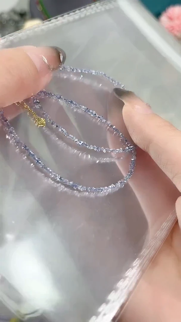 【闪购商品】钻石手链银S925镶嵌紫罗兰99