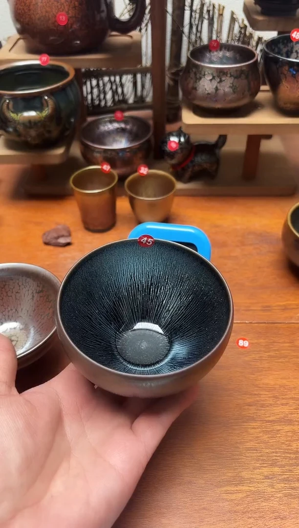 茶盏愚*笑45号建盏工匠茶器