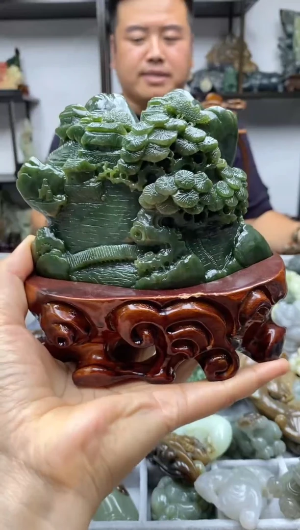 未镶嵌和田玉摆件1