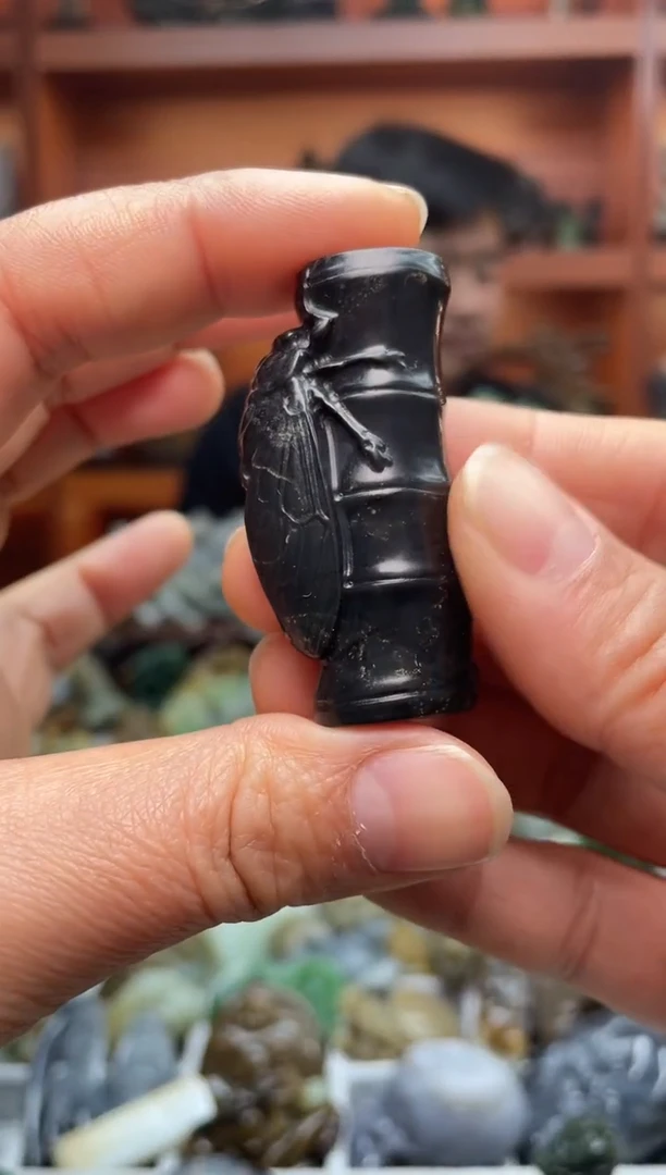 未镶嵌和田玉把件楠*啊1