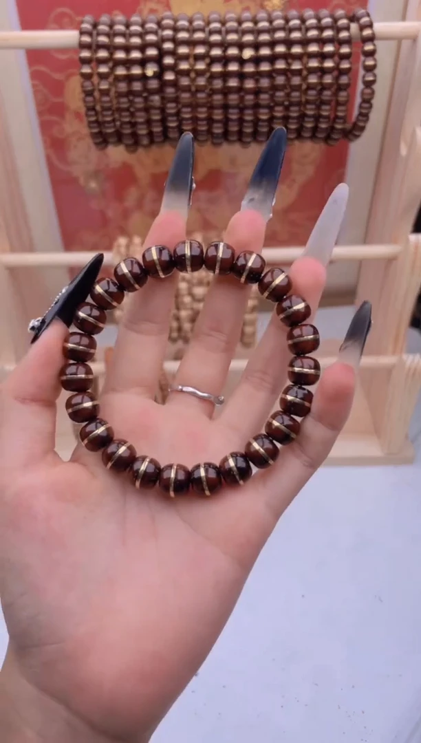 紫金鼠吊坠9号手串