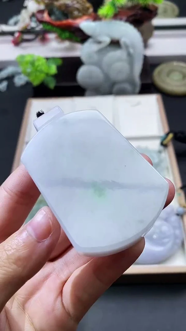 颈饰未镶嵌翡翠天然缅甸A货翡翠