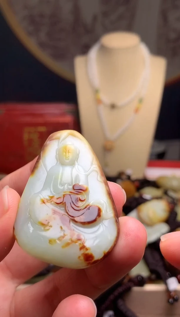 颈饰未镶嵌和田玉新疆料青海料清水和田玉吊坠