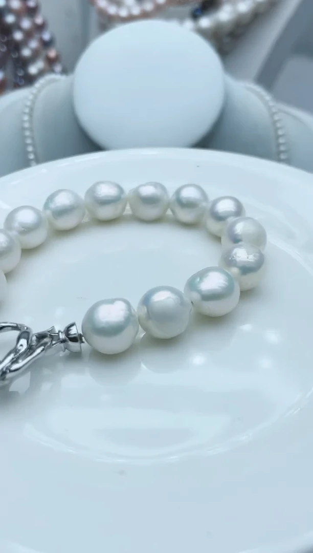 【闪购商品】淡水珍珠颈饰钛钢1