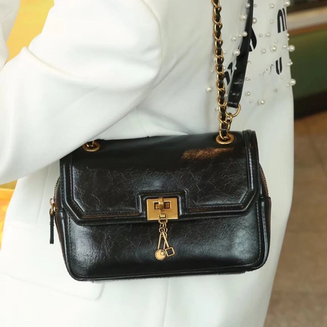 【Show Mi】SKL-5289-黑色-轻奢小众时尚百搭女士包包sm