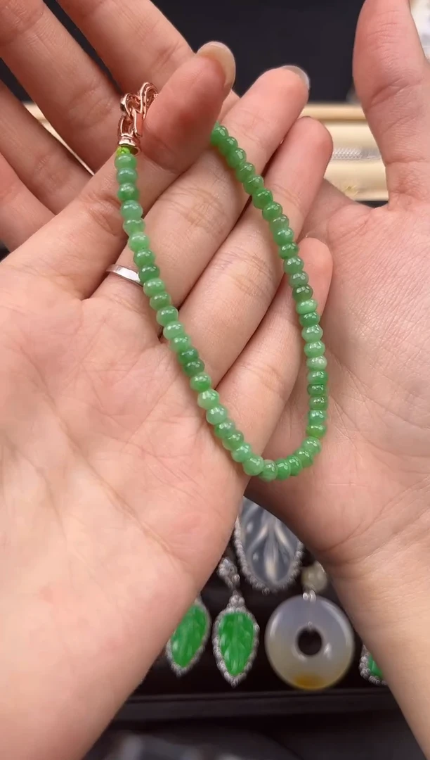 未镶嵌手串翡翠翠小二缅甸翡翠严选JQ