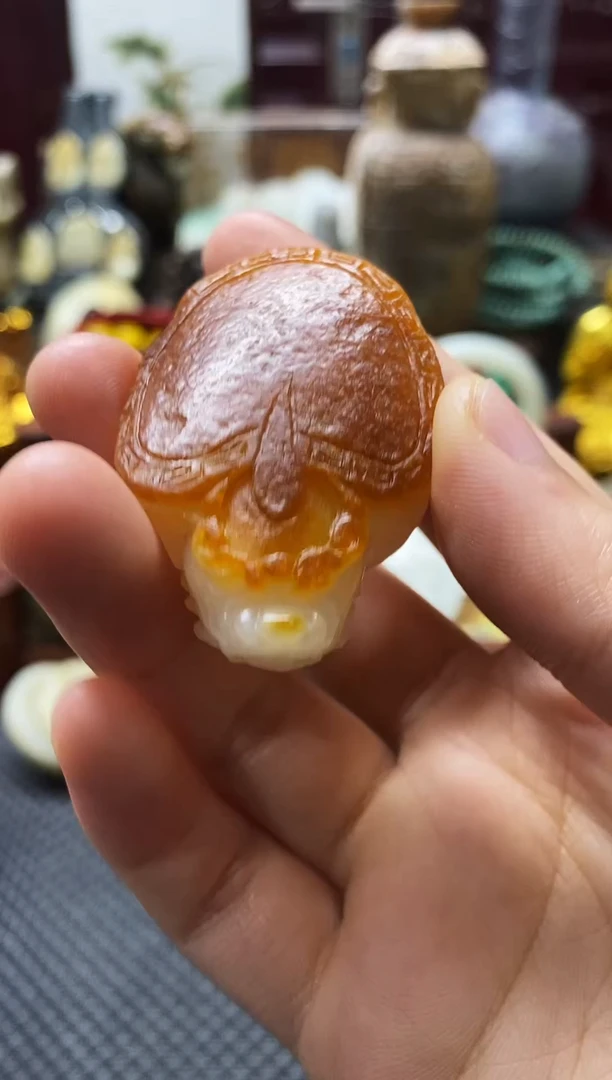 未镶嵌和田玉挂件龙龟
