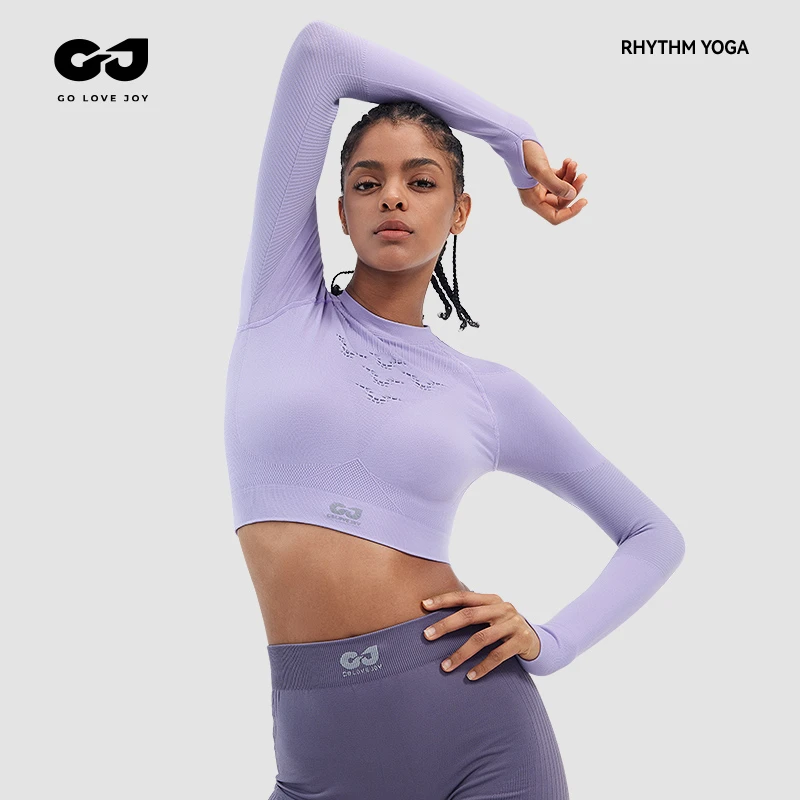 GOLOVEJOY高乐捷瑜伽服上衣女士女高级感健身衣运动普拉提训练