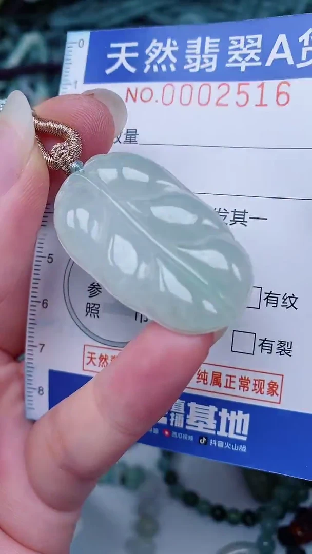 翡翠未镶嵌颈饰00002516