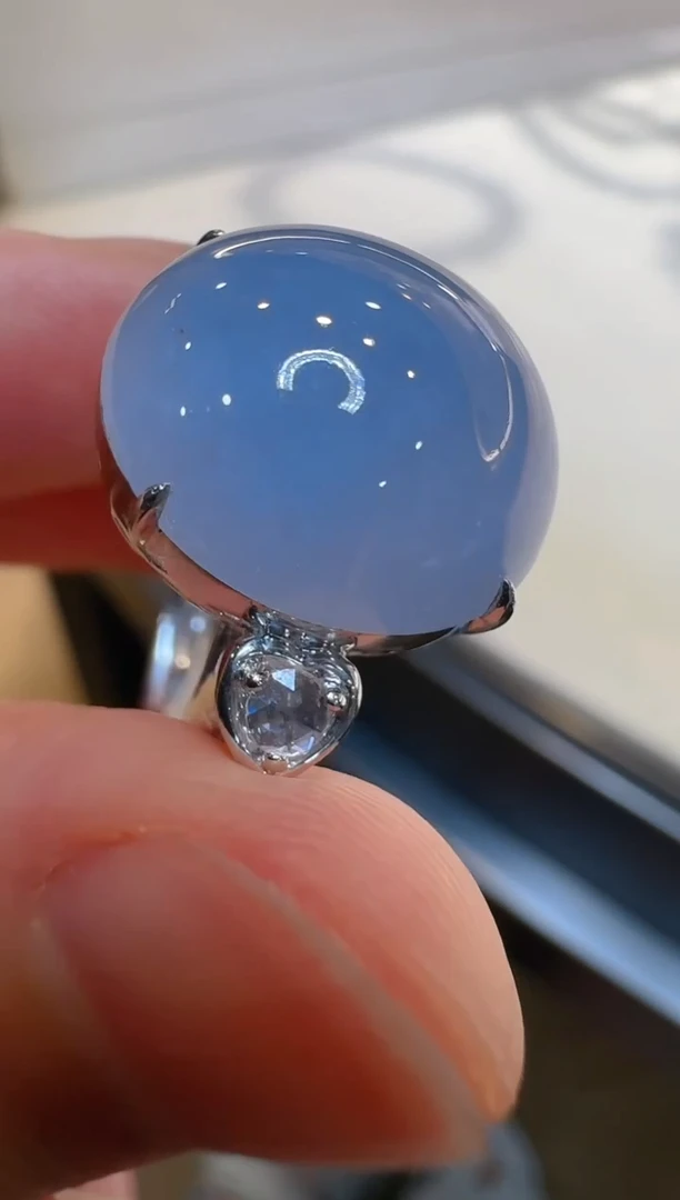 翡翠戒指18K金镶嵌多样性团购发一件