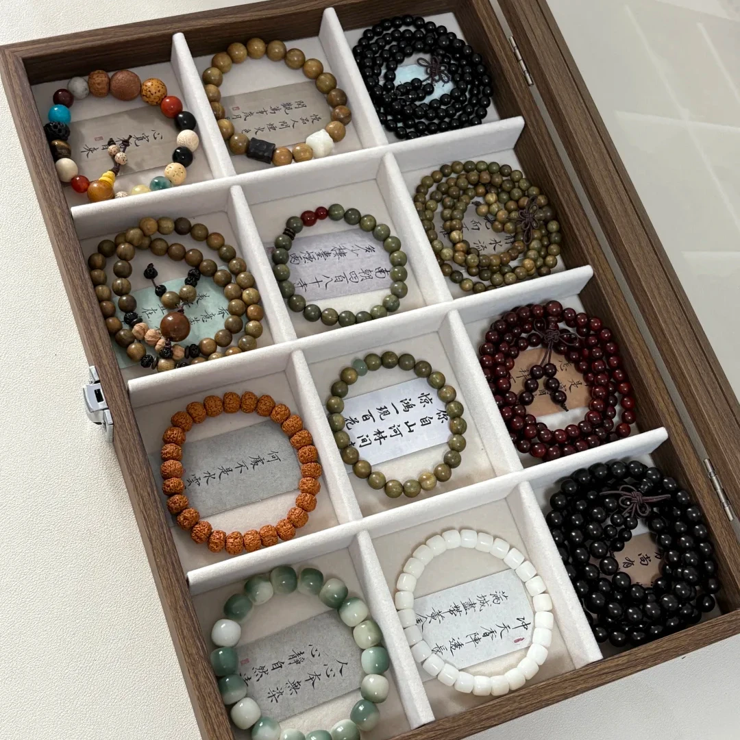 单圈双圈木檀手串多彩琉璃菩提手串多样性发其一②