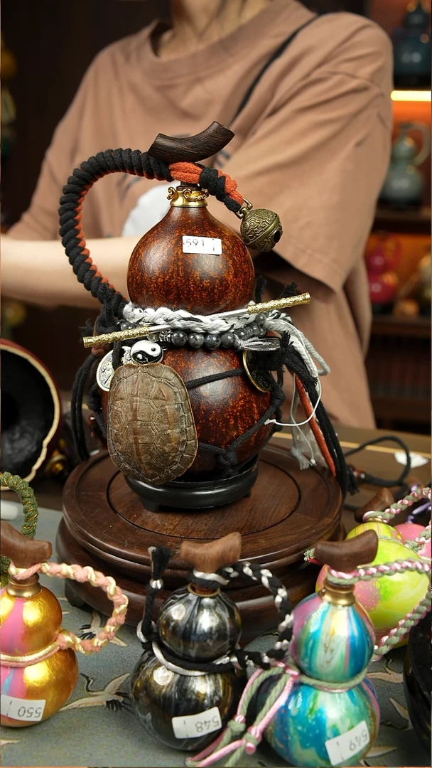 591号500ml左右非遗大漆酒葫芦