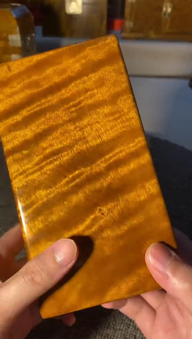 【闪购商品】金丝楠木艺金丝楠首饰盒F11