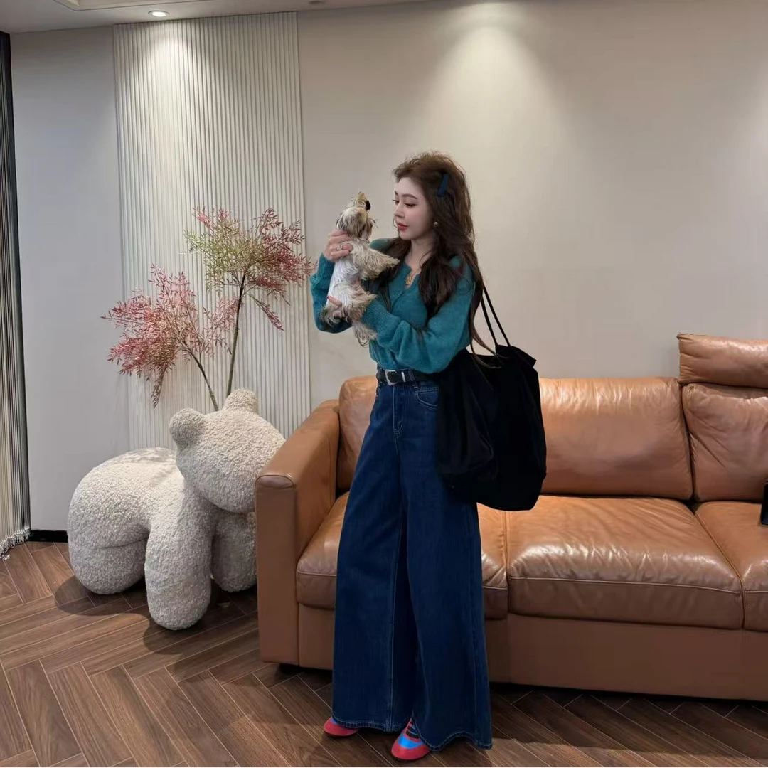 I5 高级感温柔风韩系百搭显瘦针织开衫 EI0504