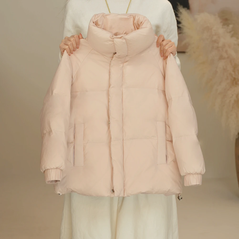 现货【seven kids】白鸭绒冬装韩版极寒双倍充绒绒丝羽绒服2024女童