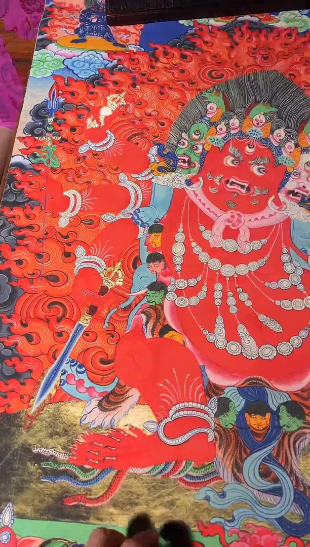 卷轴画东东唐卡tk16