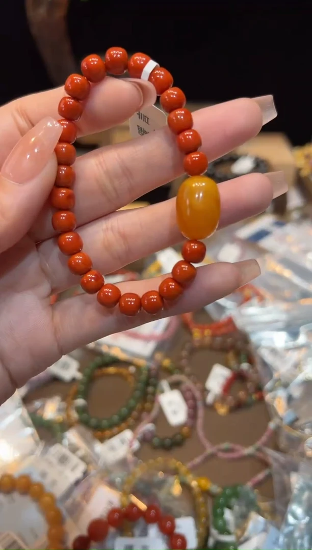 【闪购商品】玛瑙手饰未镶嵌7mm+手饰@@5573