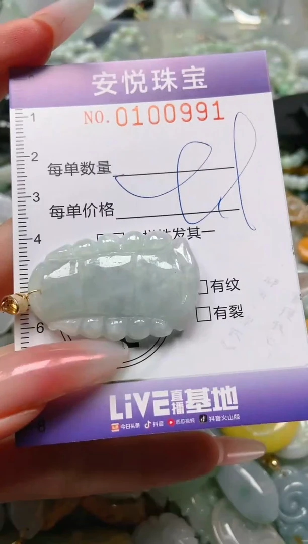 【闪购商品】翡翠颈饰未镶嵌闪购0100991