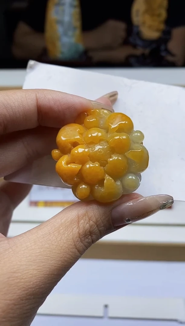 颈饰未镶嵌翡翠翡翠A货