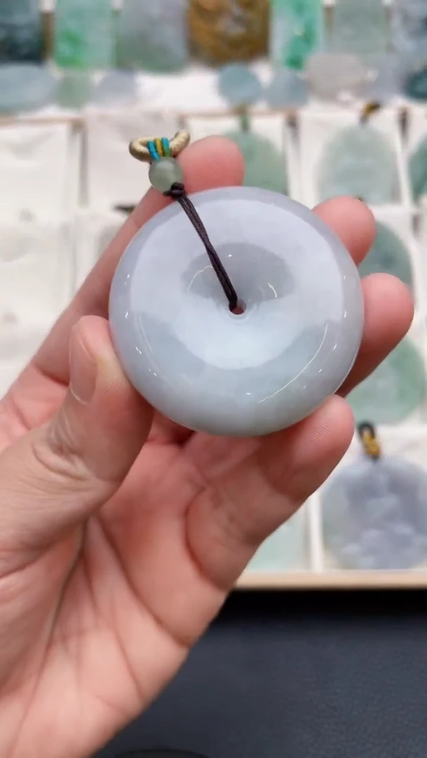 颈饰未镶嵌翡翠天然缅甸翡翠A货107