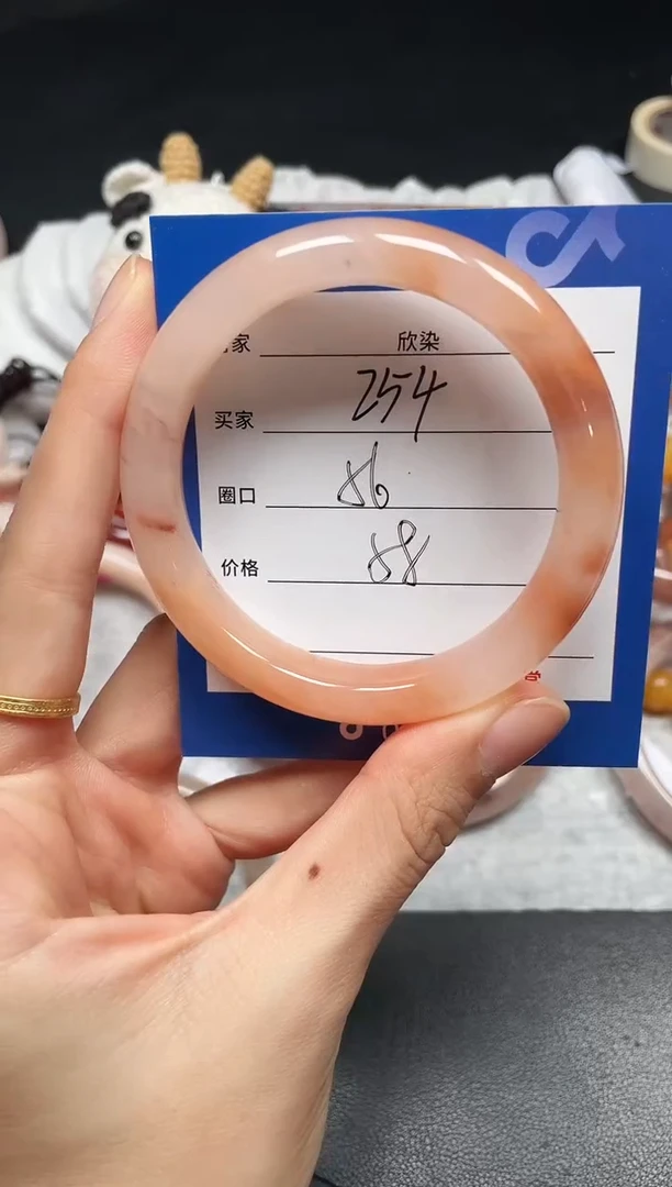 未镶嵌手镯石英质玉254