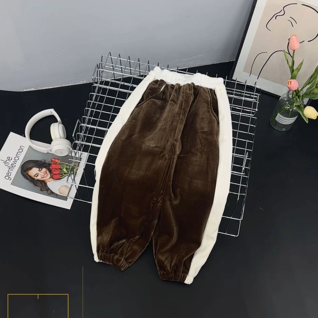 3187高端专享秋冬加绒裤子咖色