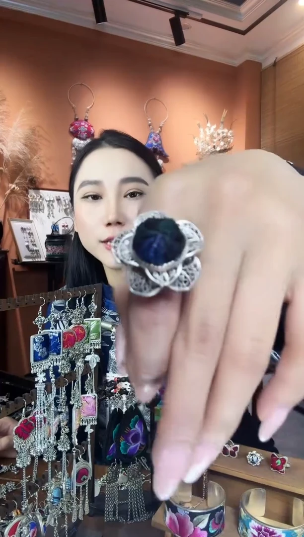 【闪购商品】刺绣纯手工民族风戒指