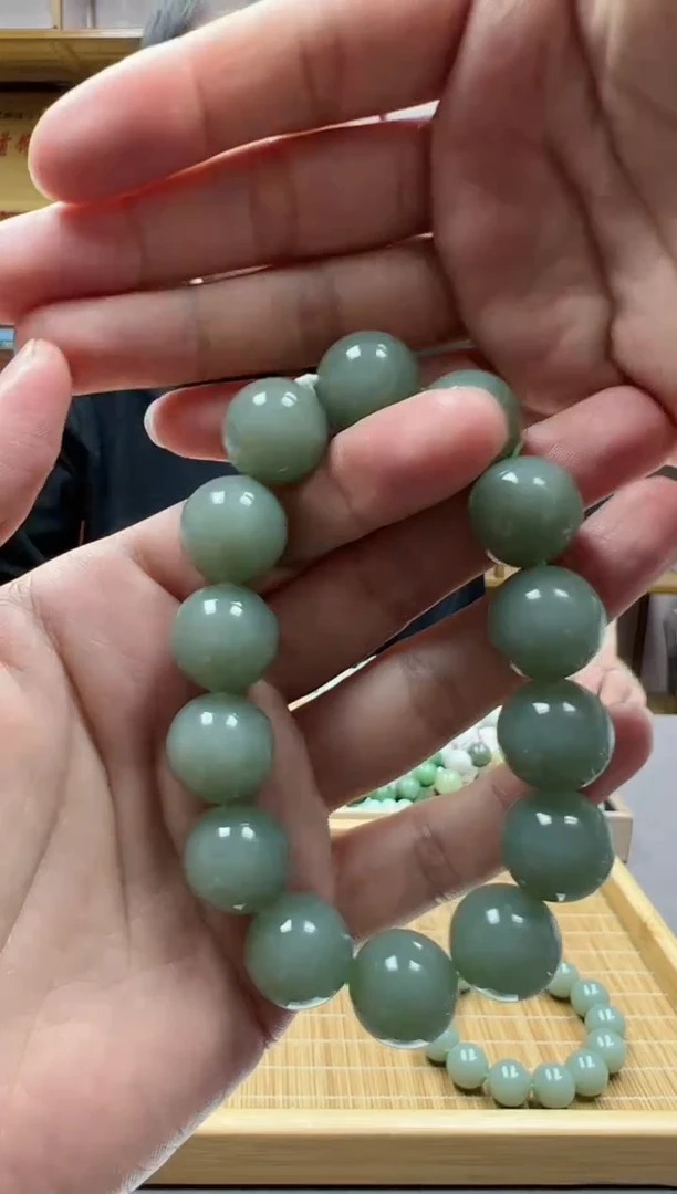 手链未镶嵌和田玉16且末天空蓝