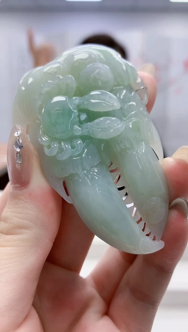 未镶嵌定制翡翠4829jw-毛货挂件61