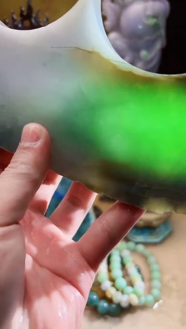 未镶嵌挂件翡翠A货张麦9717