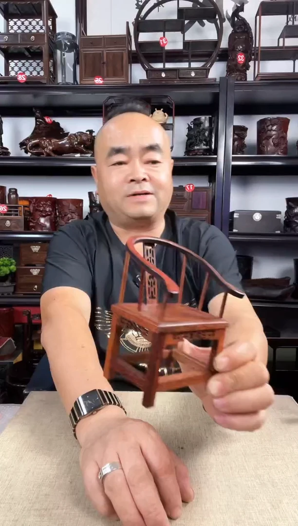 木红圈椅老李红木工艺品