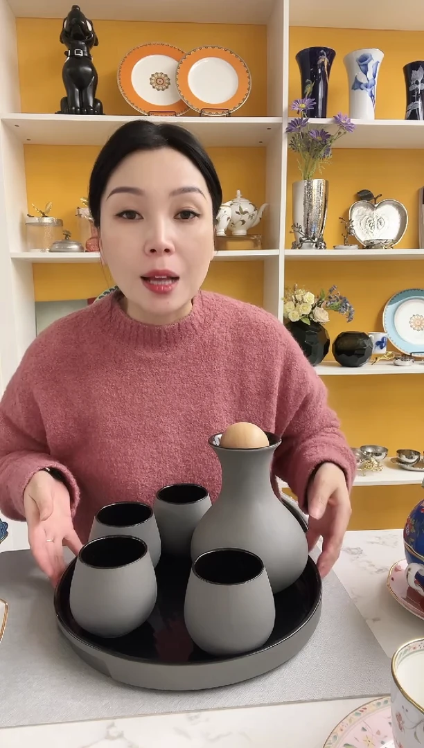 福利款 1壶+4杯+圆托盘