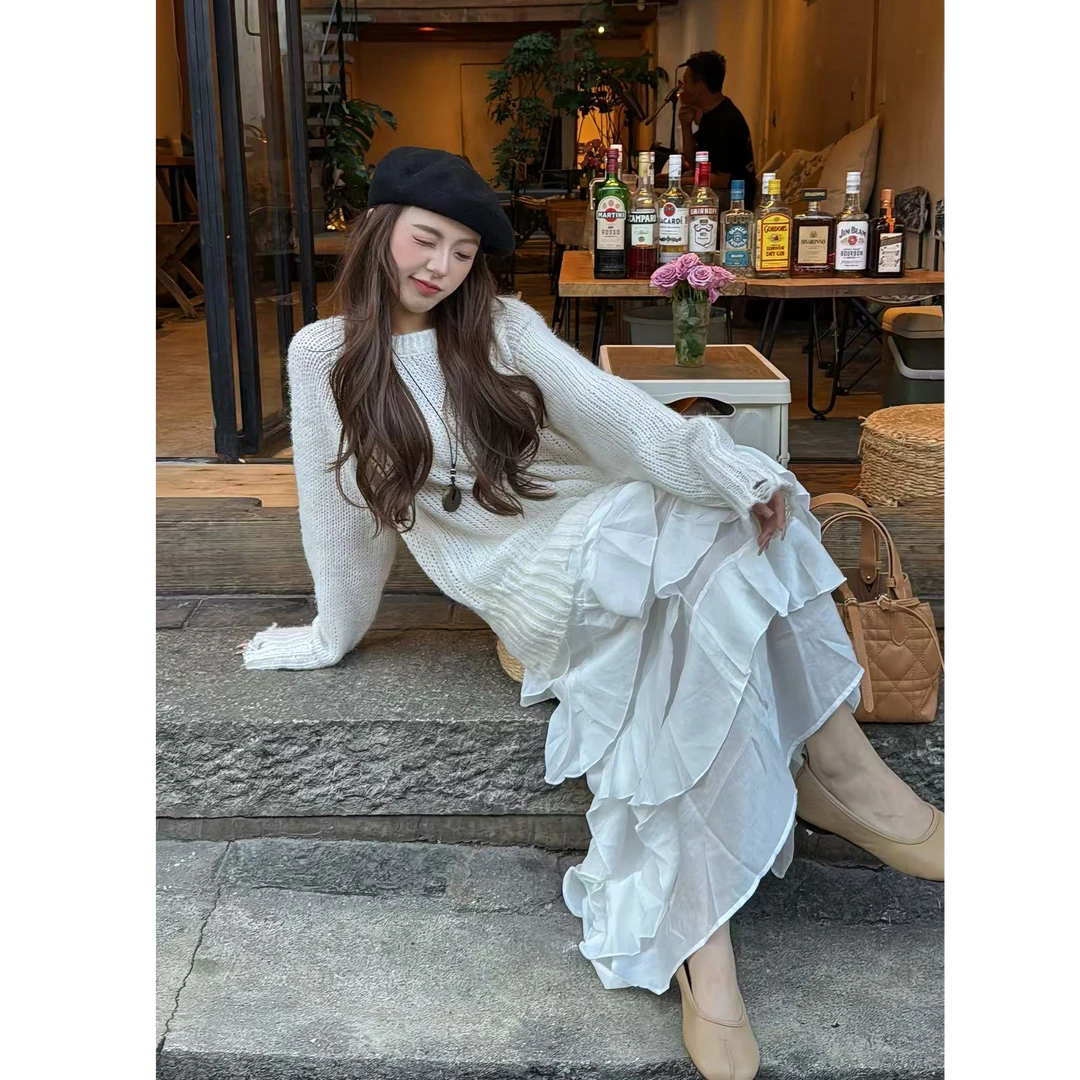 【娇娇私服定制】新款中长款蛋糕裙休闲半身裙（裙长85）90809#