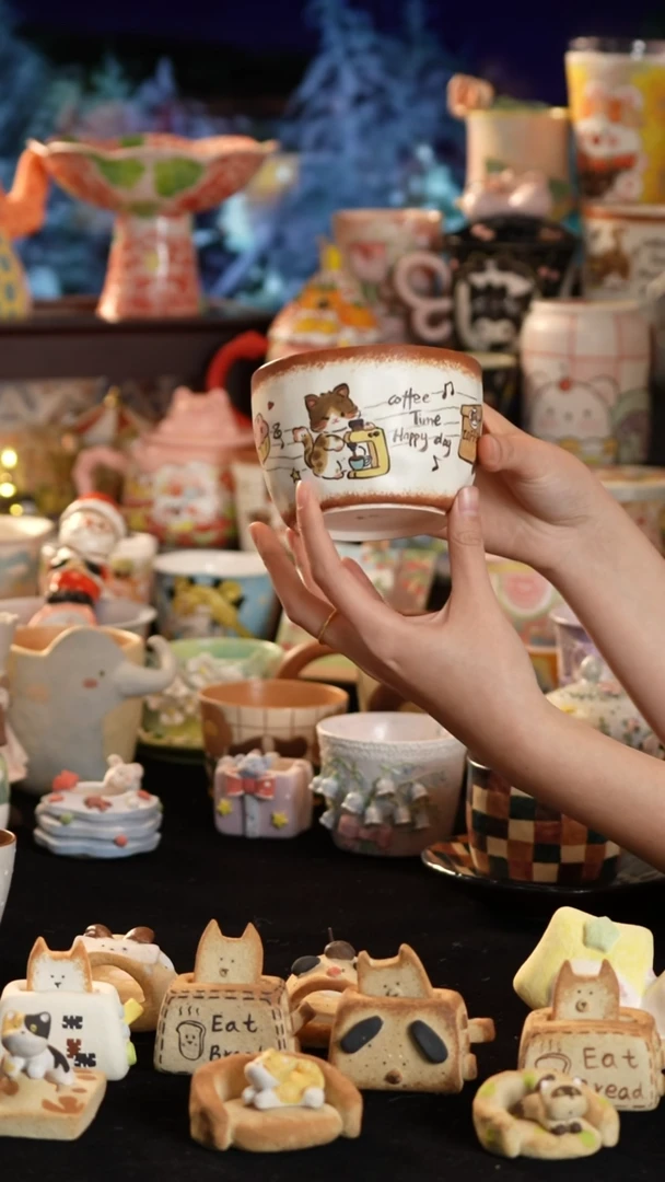 其他陶景德镇釉下彩手绘设计师款陶瓷