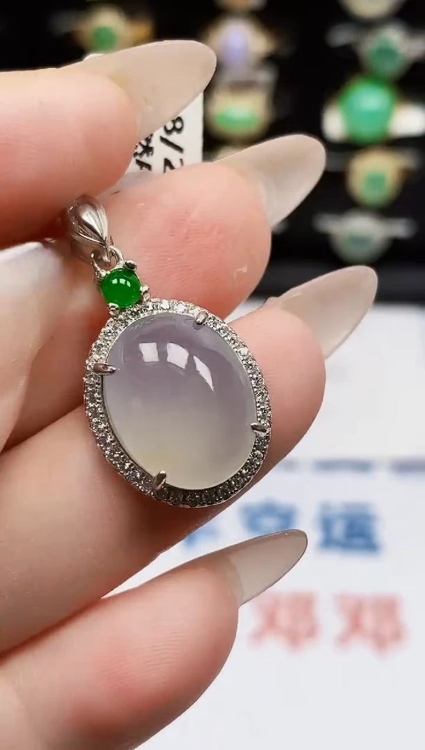银S925镶嵌戒指翡翠1299