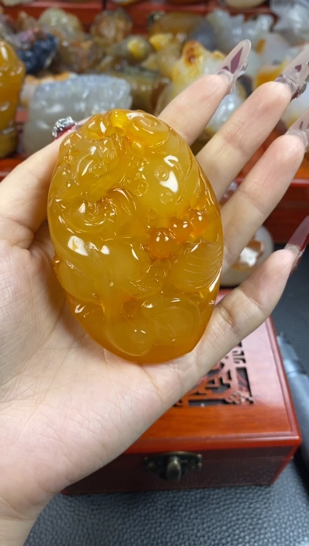 【闪购商品】玛瑙/玉髓手把未镶嵌1