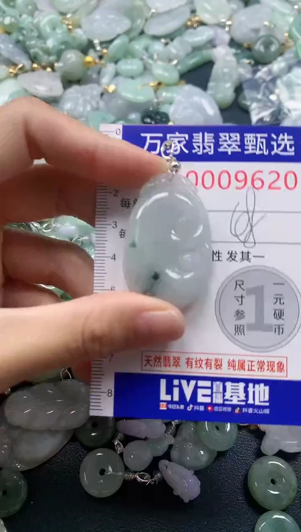 吊坠(不含链)未镶嵌翡翠9620