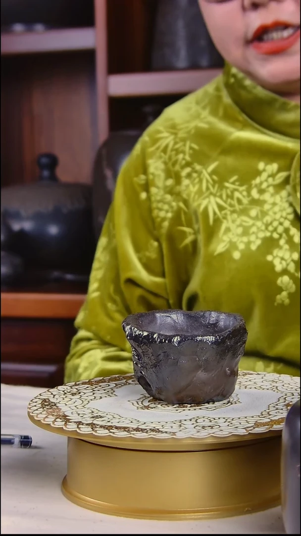 坭兴陶手工柴烧杯