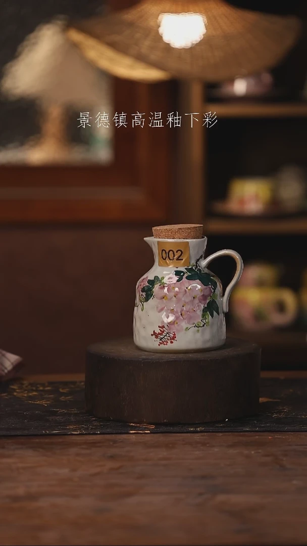 陶瓷景德镇高温釉下手绘陶瓷002