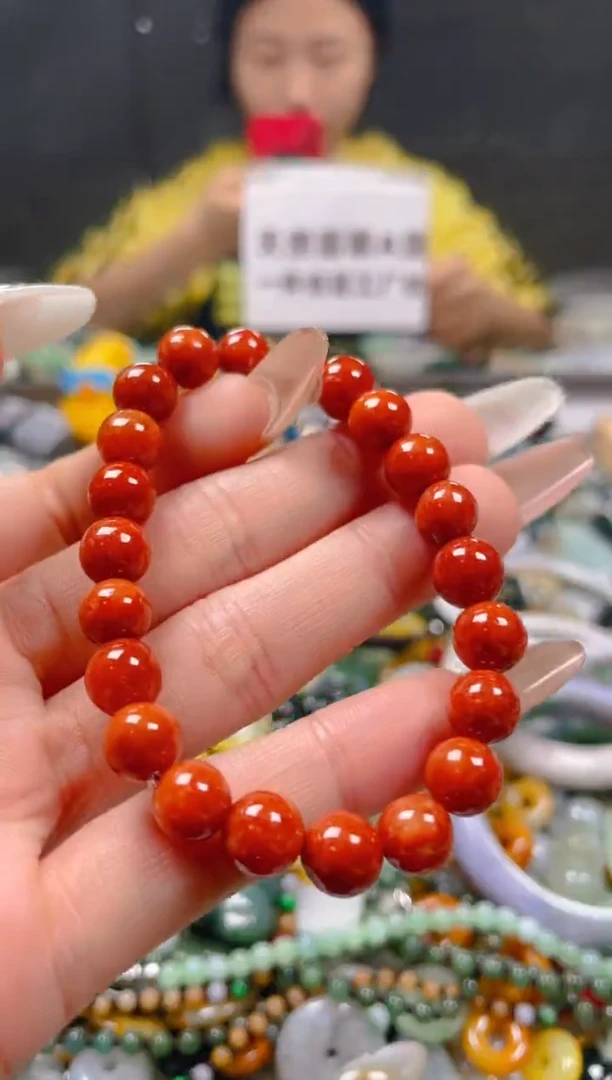【闪购商品】翡翠颈饰未镶嵌8-9MM/E/翡翠A货一图一物