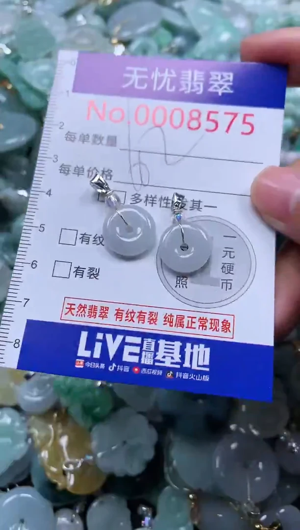 颈饰未镶嵌翡翠8575