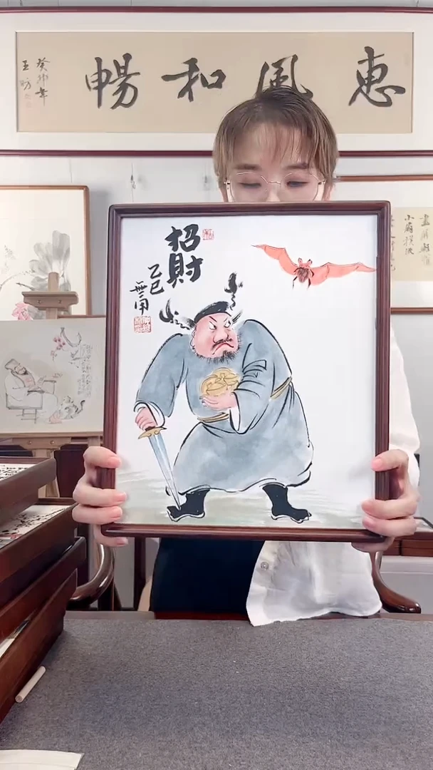 竖款鹿鸣现代美术馆 -仲维利老师作品