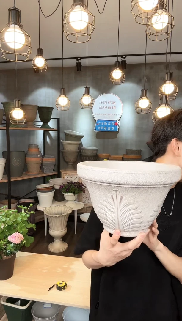 11.2寸帕姆盆咖啡色3只带托