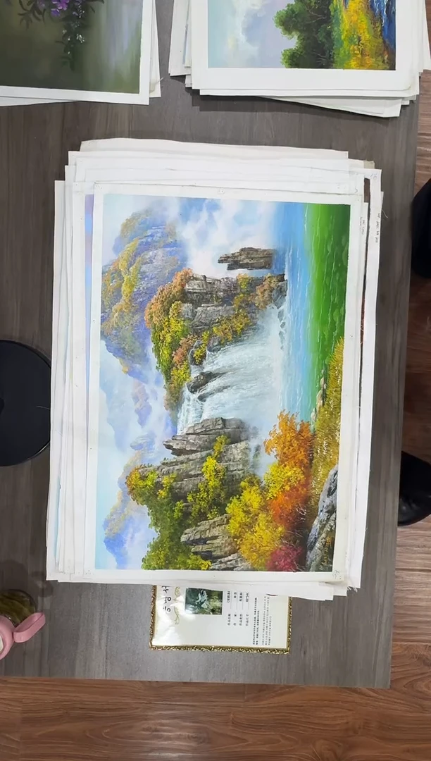 油画【49号】约50*70cm丨朝鲜原创纯手绘孤品油画丨顺丰包邮