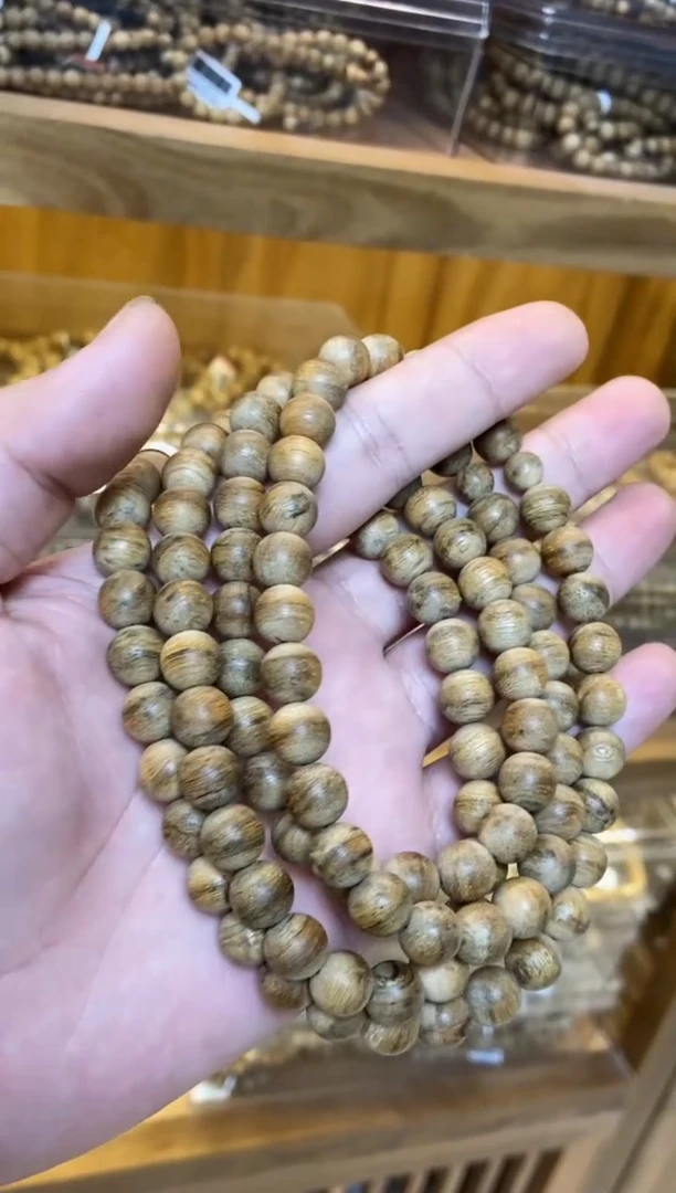 沉香手串达拉干圆珠长串0.9鹧鸪斑多样性发其一