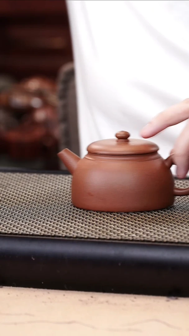 茶壶紫砂红清水超精工百纳150cc