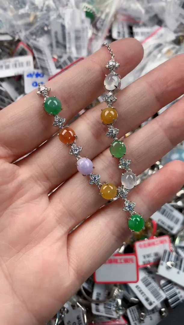 银S925镶嵌戒指翡翠777----10
