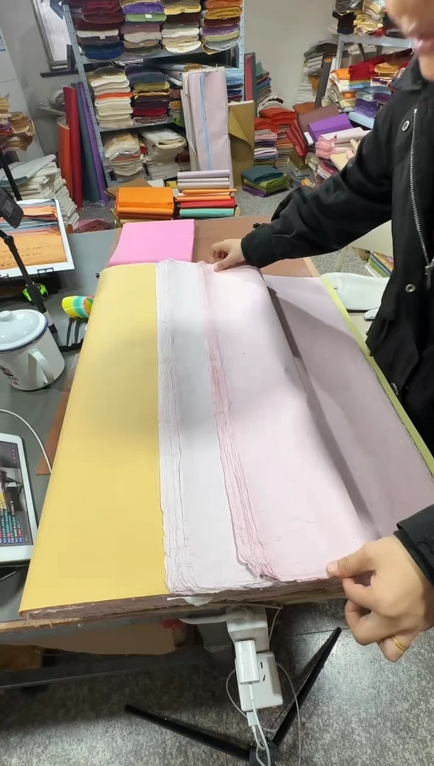 四尺100粉紫雁褚双拼