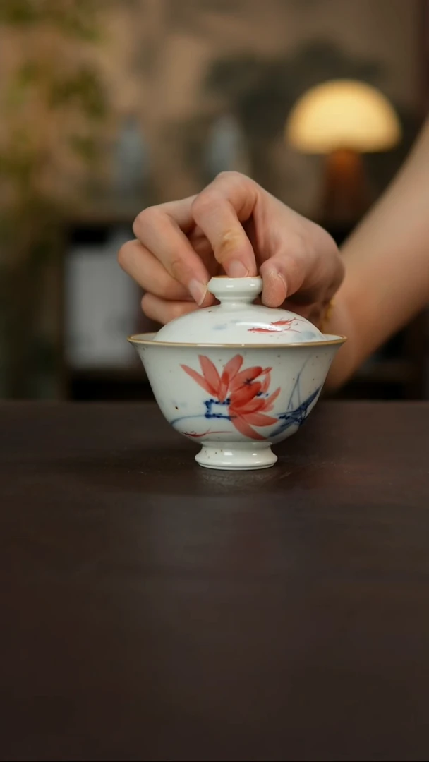 杯景德镇陶瓷杯碗柴烧多人