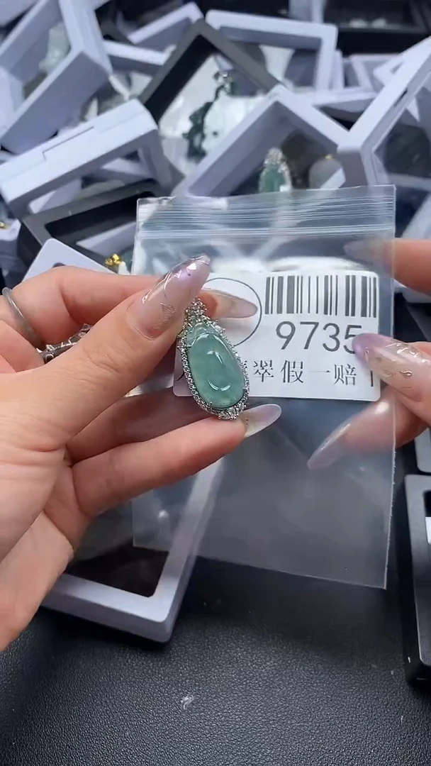 吊坠(不含链)未镶嵌翡翠9735